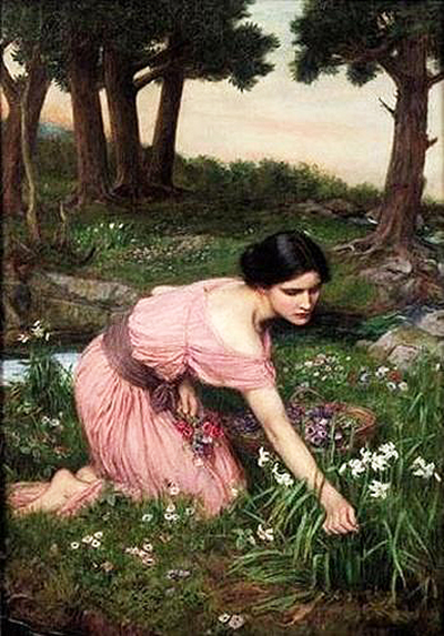 Spring Spreads One Green Lap of Flowers John William Waterhouse